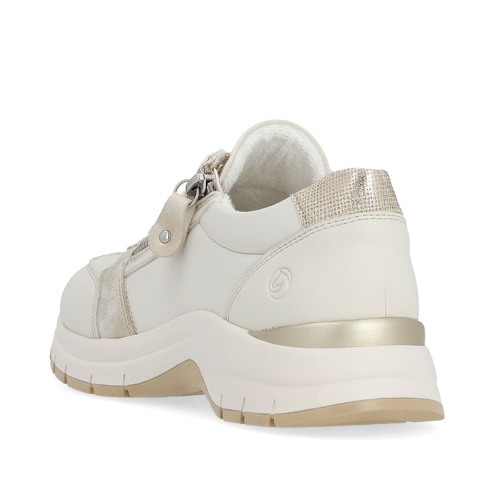 Remonte Artikelnummer D0G09-80 remonte Damen Sneaker hellbeige-metallic Fabrikverkauf
