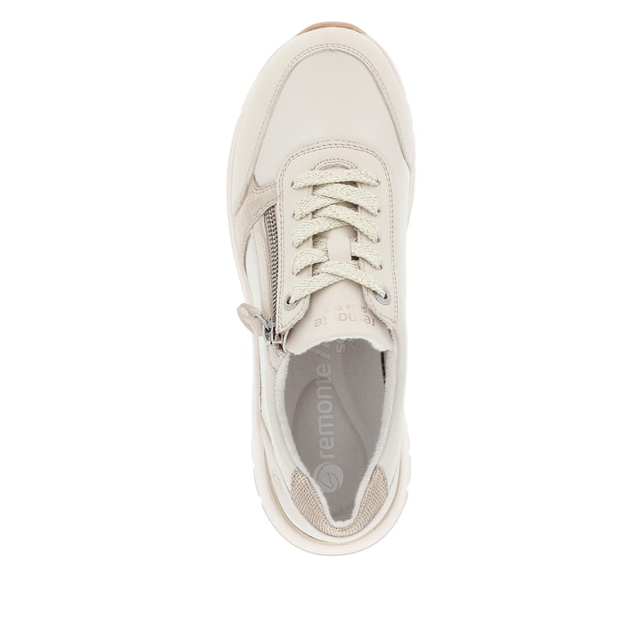 Remonte Artikelnummer D0G09-80 remonte Damen Sneaker hellbeige-metallic Fabrikverkauf