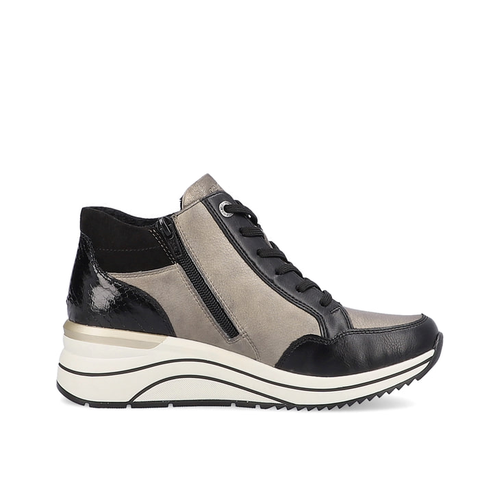 Remonte Artikelnummer D0T70-01 remonte Damen Sneaker mattschwarz-mondgrau Limitierter Zeitrabatt