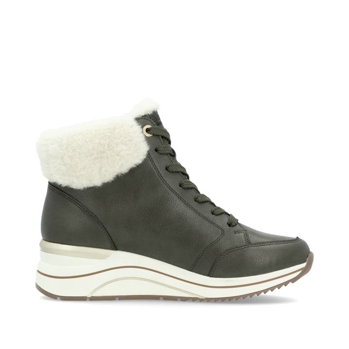 Remonte Artikelnummer D0T77-52 remonte Damen Schnürstiefel tannengrün Großer Ausverkauf