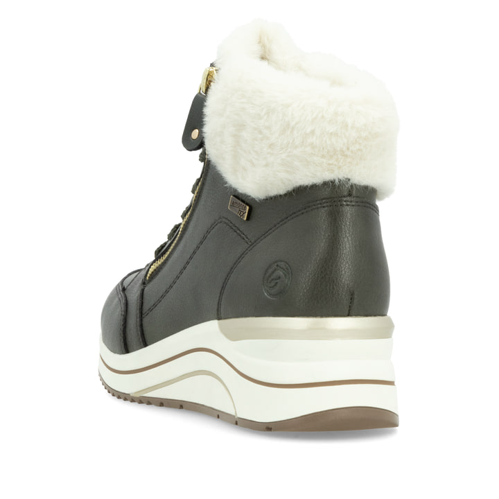 Remonte Artikelnummer D0T77-52 remonte Damen Schnürstiefel tannengrün Großer Ausverkauf