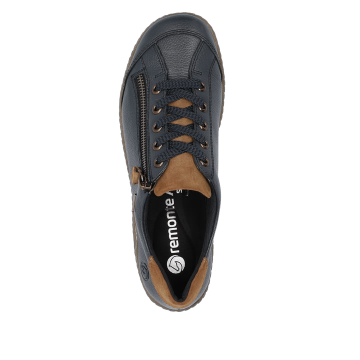 Remonte Artikelnummer R1402-16 remonte Damen Schnürschuhe königsblau-nougatbraun Flash Sale