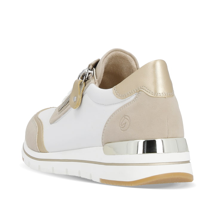 Remonte Artikelnummer R6709-80 remonte Damen Sneaker reinweiß-lehmbeige Osterangebot