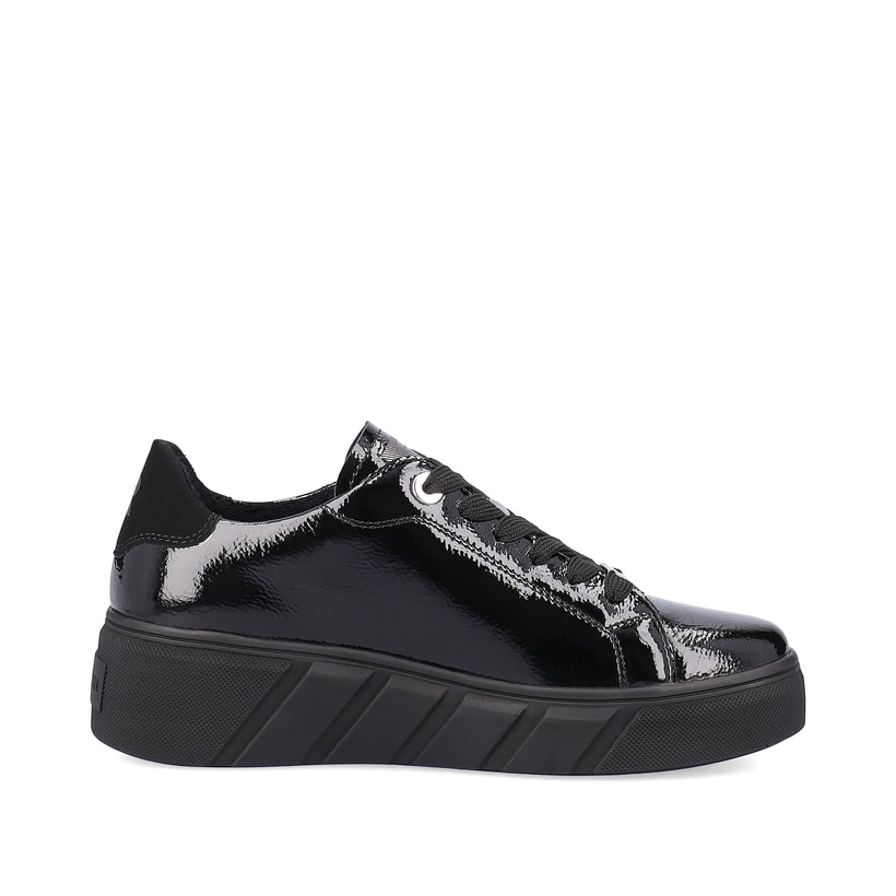 Rieker Artikelnummer W0501-00 Rieker Damen Sneaker Low mattschwarz Kostenlose Rückgabe