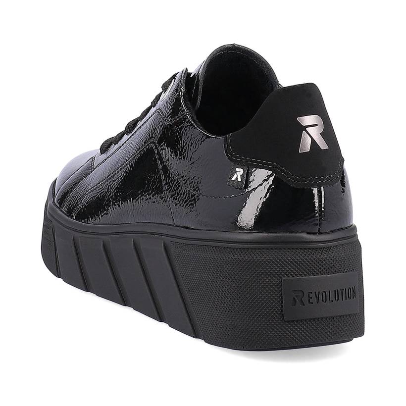Rieker Artikelnummer W0501-00 Rieker Damen Sneaker Low mattschwarz Kostenlose Rückgabe