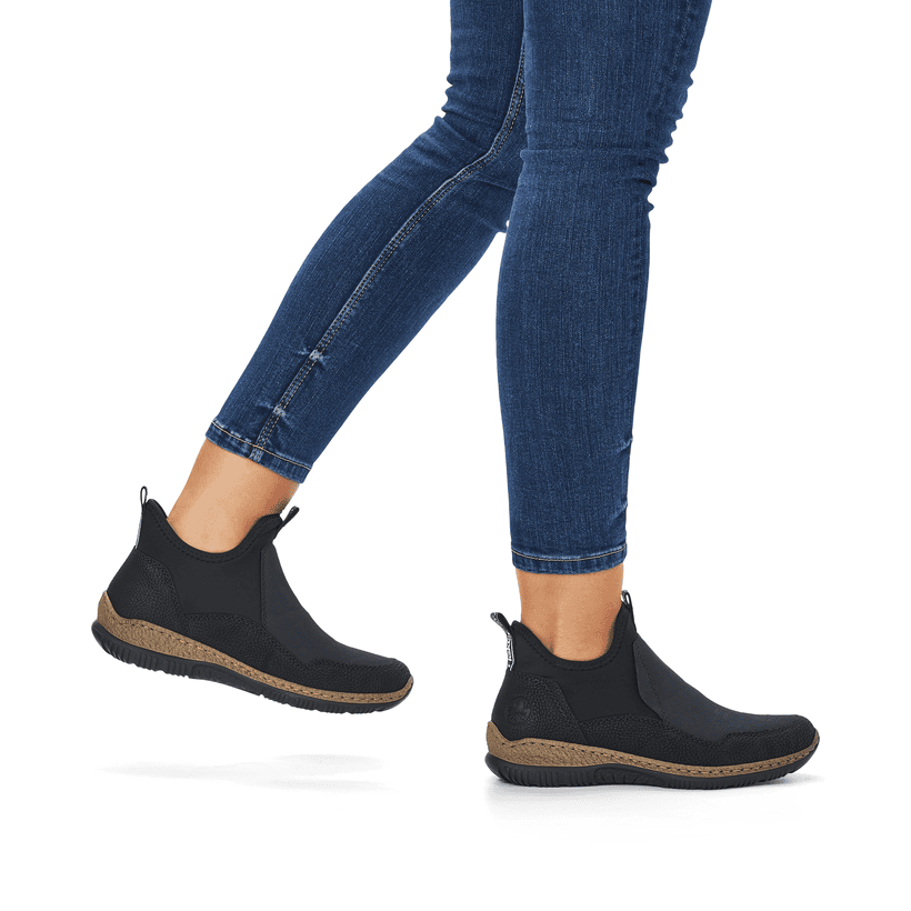 Rieker Artikelnummer N3275-00 Rieker Damen Chelsea Boots tiefschwarz Letzte 2 Tage