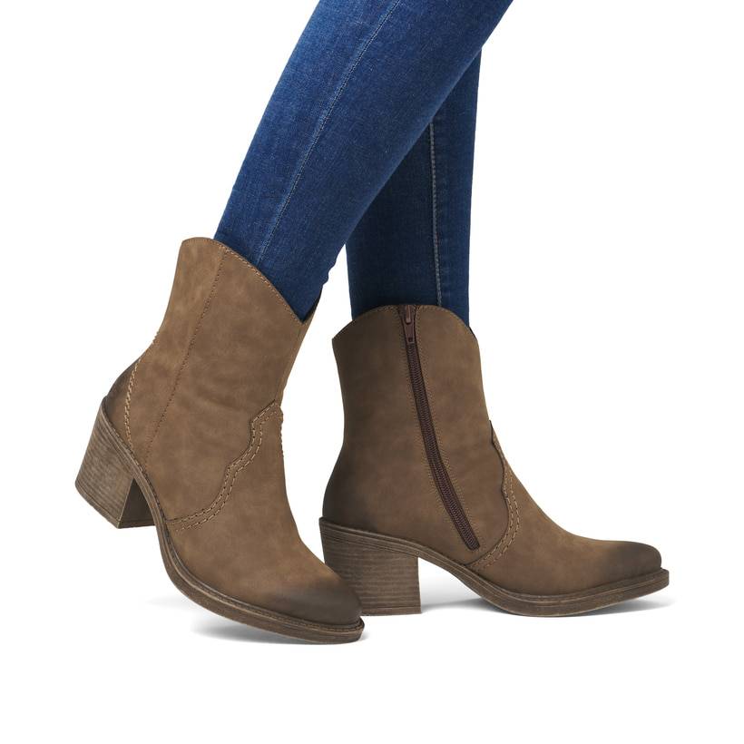 Rieker Artikelnummer Y1251-24 Rieker Damen Stiefeletten holzbraun Letzter Tag