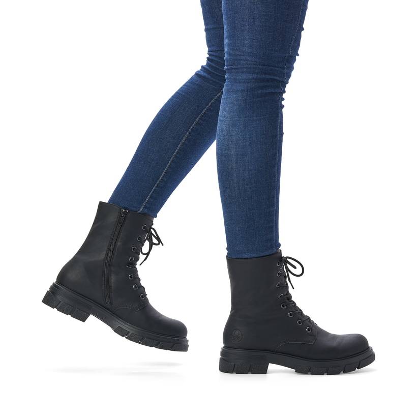 Rieker Artikelnummer Z9120-00 Rieker Damen Biker Boots graphitschwarz Zeitbegrenzte Promotion
