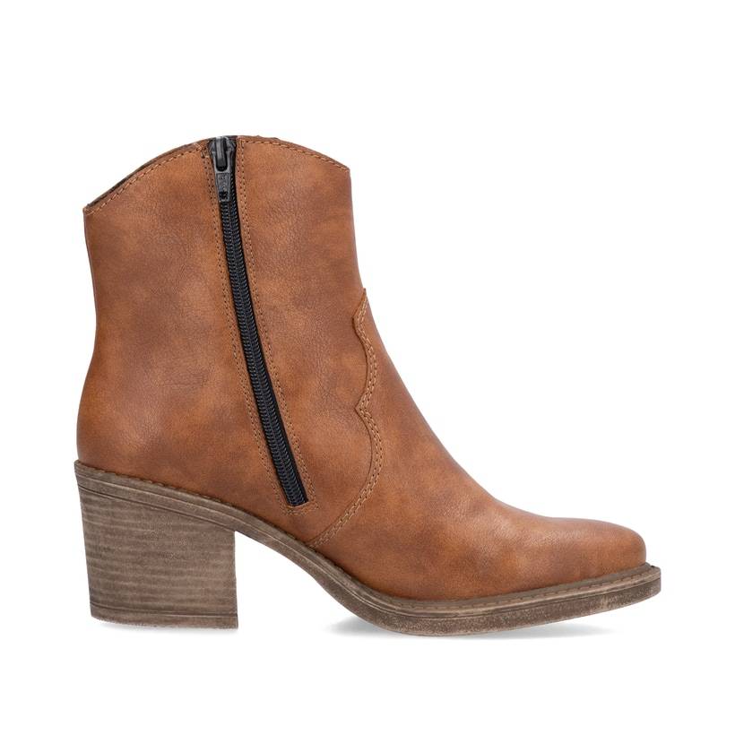 Rieker Artikelnummer Y1250-24 Rieker Damen Stiefeletten nougatbraun Sonderangebot der Fabrik