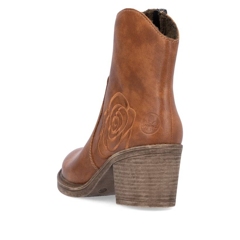 Rieker Artikelnummer Y1250-24 Rieker Damen Stiefeletten nougatbraun Sonderangebot der Fabrik