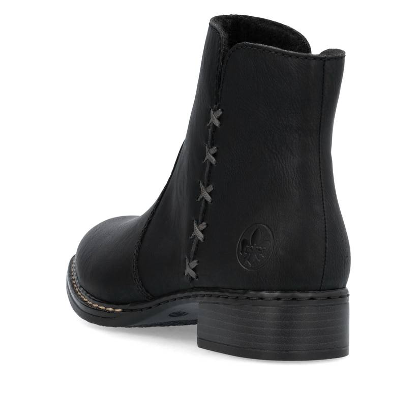 Rieker Artikelnummer 73475-00 Rieker Damen Stiefeletten graphitschwarz Nur noch ein Tag übrig