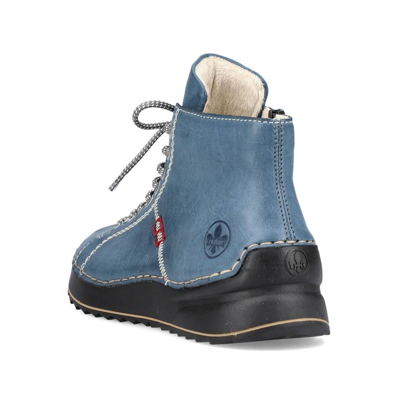 Rieker Artikelnummer 71510-14 Rieker Damen Schnürstiefel californiablau Riesige Rabatte