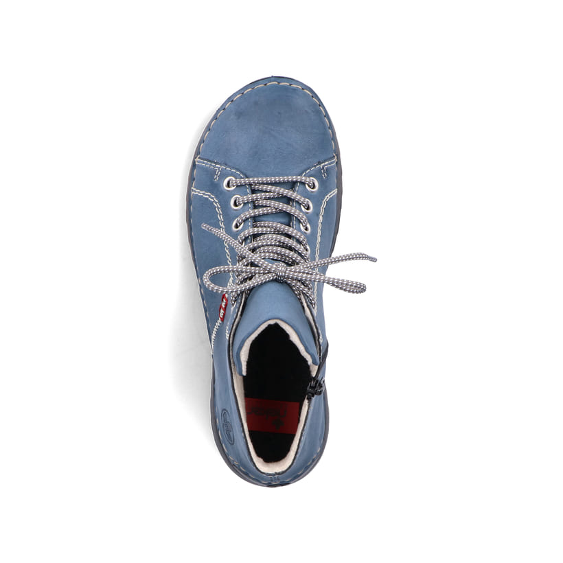 Rieker Artikelnummer 71510-14 Rieker Damen Schnürstiefel californiablau Riesige Rabatte