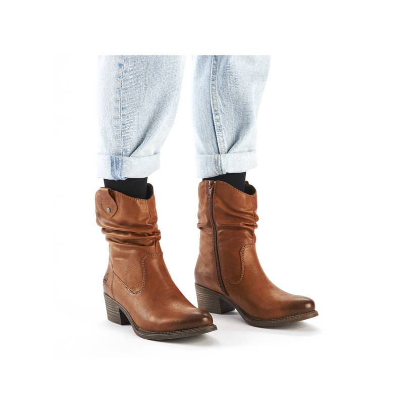Rieker Artikelnummer 73170-24 Rieker Damen Stiefeletten karamellbraun Clearance-Verkauf