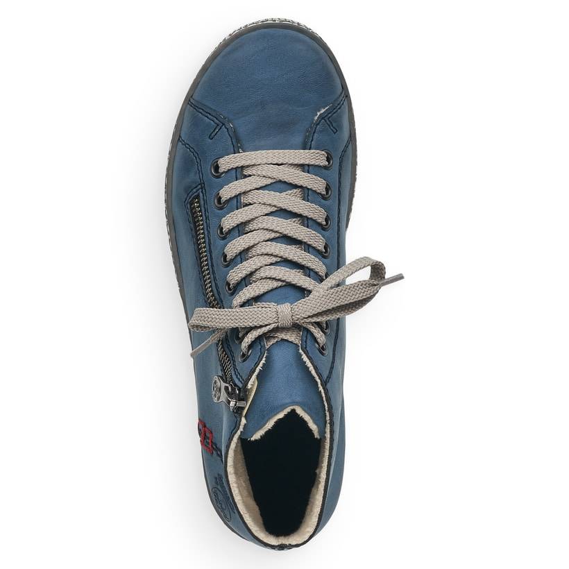 Rieker Artikelnummer Z1221-14 Rieker Damen Schnürschuhe azurblau Begrenzt auf 3 Tage
