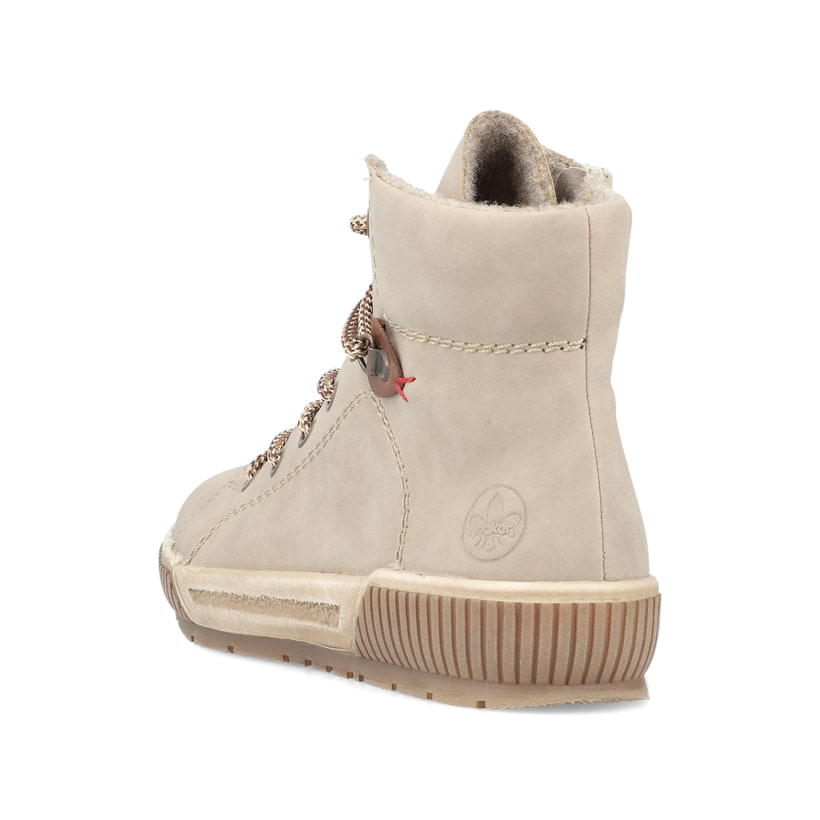 Rieker Artikelnummer N0730-64 Rieker Damen Schnürstiefel cremebeige Speichern exportieren