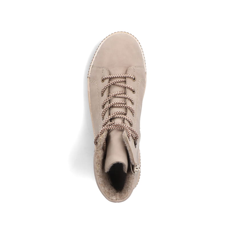 Rieker Artikelnummer N0730-64 Rieker Damen Schnürstiefel cremebeige Speichern exportieren