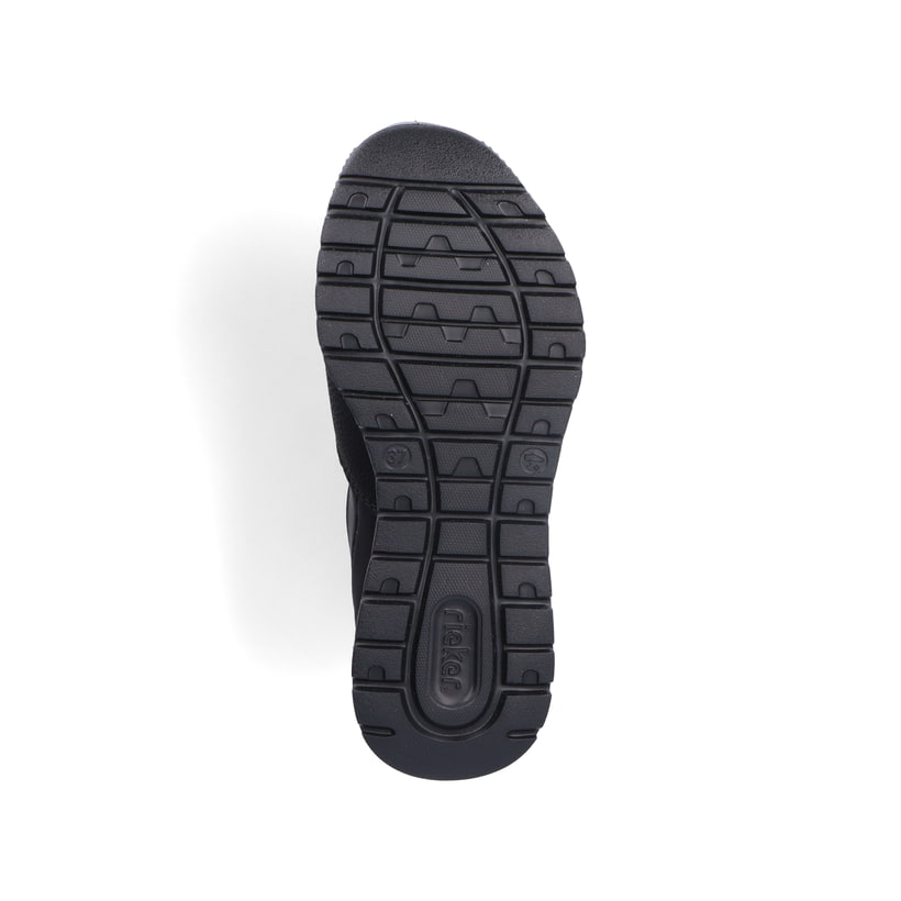 Rieker Artikelnummer M6053-00 Rieker Damen Slipper graphitschwarz Im Verkauf