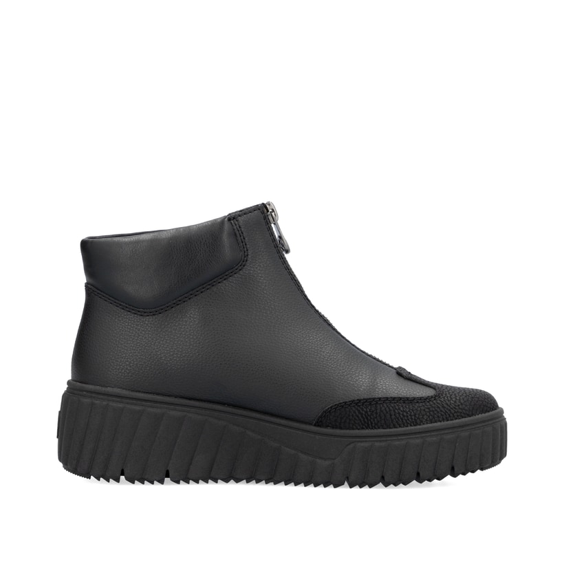 Rieker Artikelnummer N2551-00 Rieker Damen Kurzstiefel nachtschwarz Rabatte dieses Monats