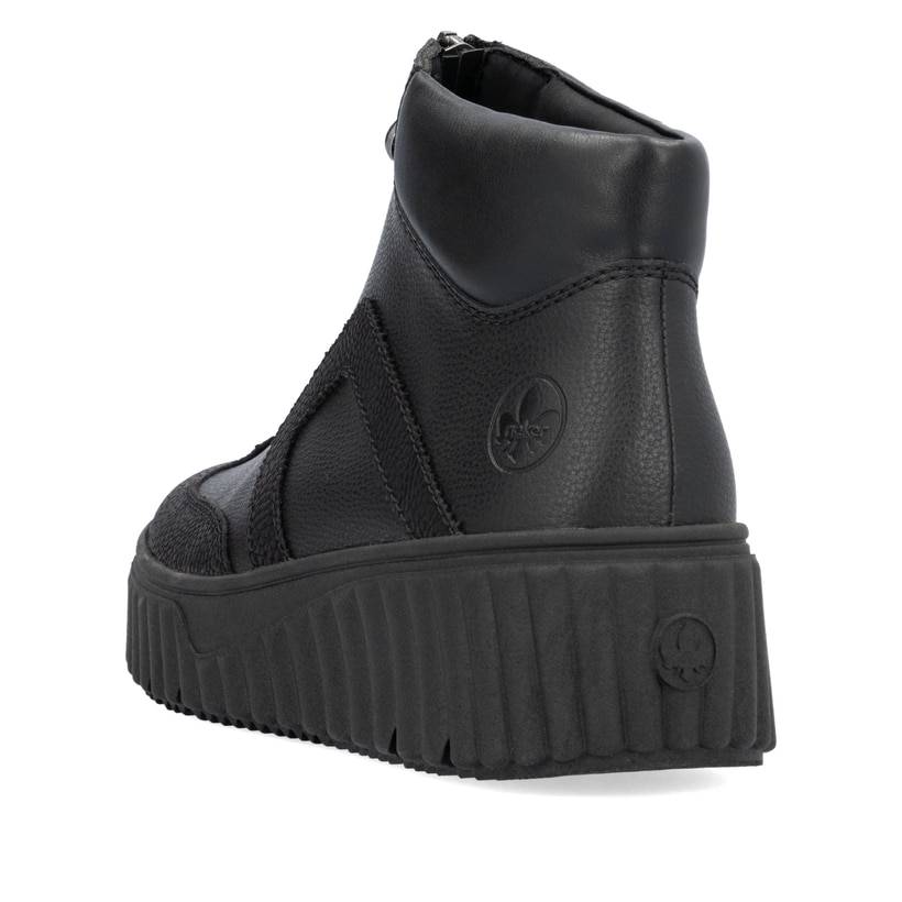 Rieker Artikelnummer N2551-00 Rieker Damen Kurzstiefel nachtschwarz Rabatte dieses Monats