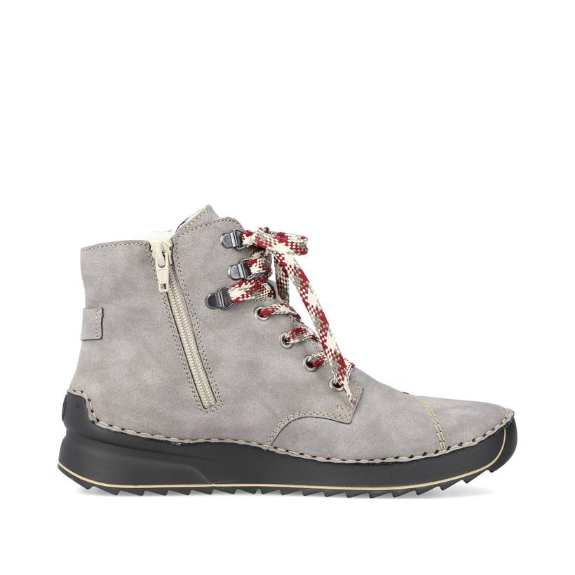 Rieker Artikelnummer 51544-64 Rieker Damen Schnürstiefel mondgrau Verkauf