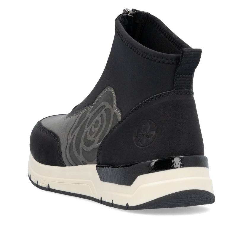 Rieker Artikelnummer 58956-00 Rieker Damen Slipper carbonschwarz Schlussverkauf