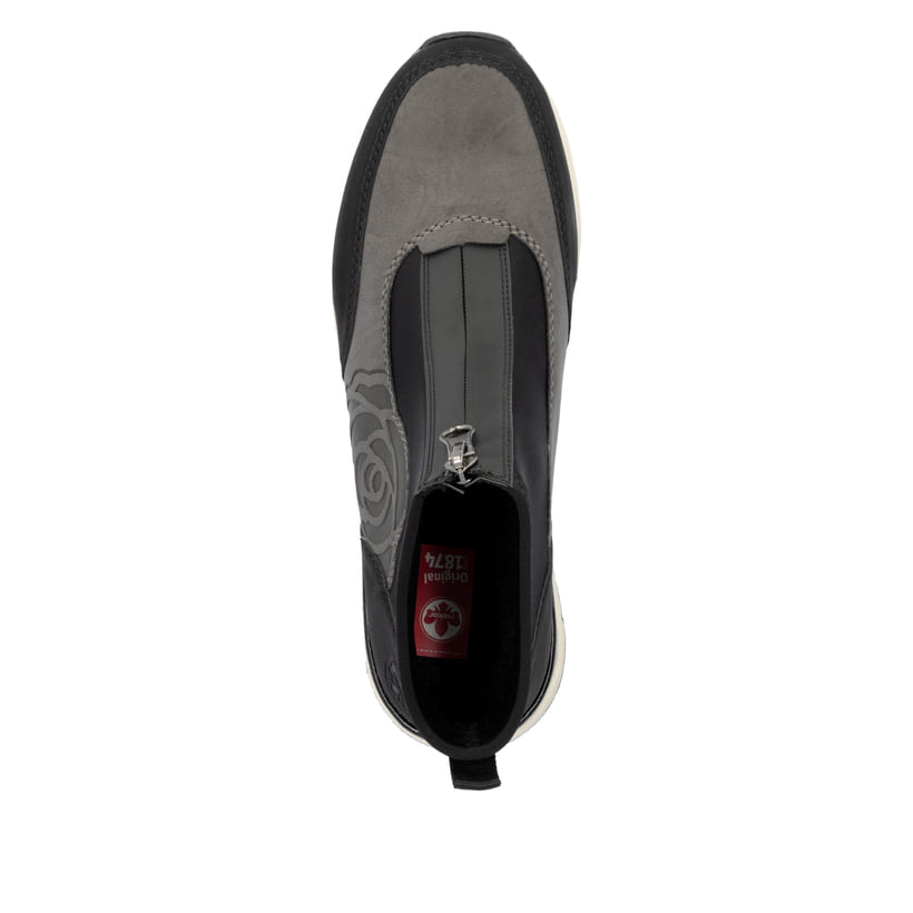 Rieker Artikelnummer 58956-00 Rieker Damen Slipper carbonschwarz Schlussverkauf
