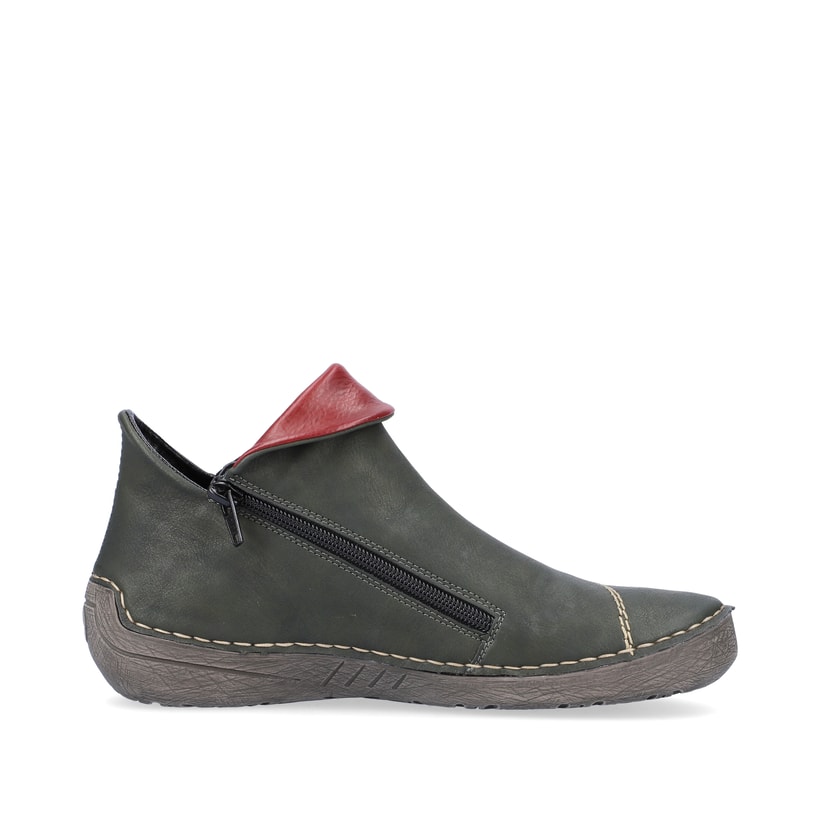 Rieker Artikelnummer 72581-54 Rieker Damen Slipper olivgrün Rabatt