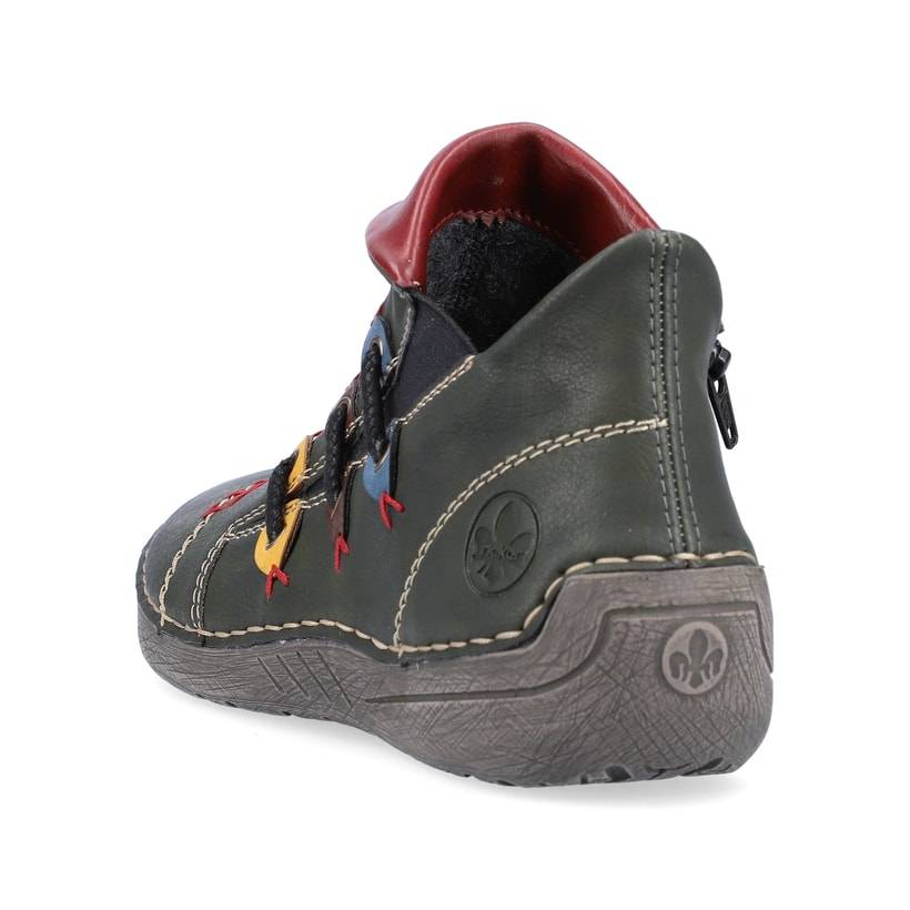 Rieker Artikelnummer 72581-54 Rieker Damen Slipper olivgrün Rabatt