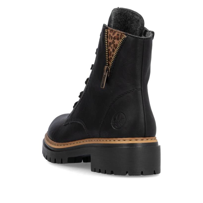 Rieker Artikelnummer 72617-00 Rieker Damen Biker Boots nachtschwarz Versandkostenfrei