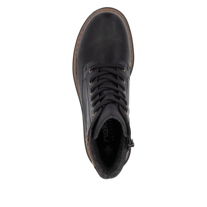 Rieker Artikelnummer 72617-00 Rieker Damen Biker Boots nachtschwarz Versandkostenfrei