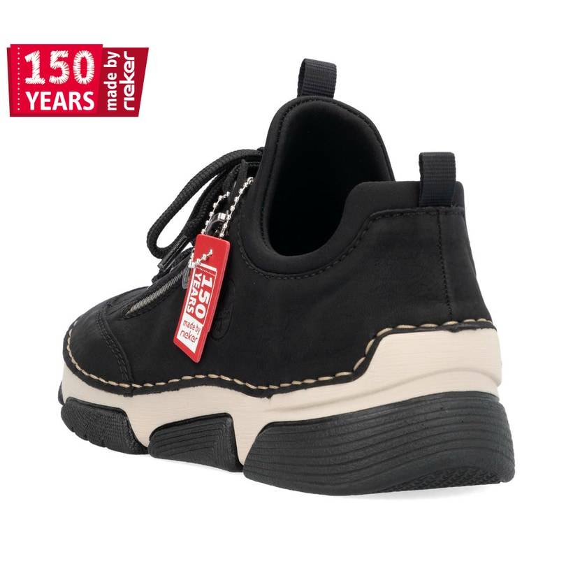 Rieker Artikelnummer 45973-00 Rieker Damen Slipper nachtschwarz Exklusivangebot