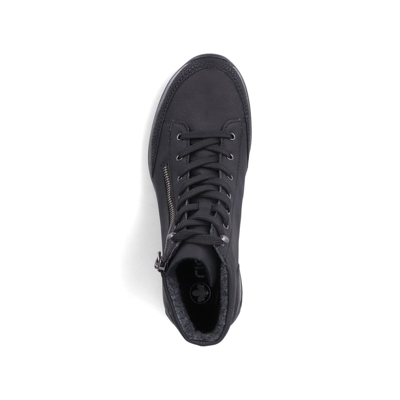 Rieker Artikelnummer M5610-00 Rieker Damen Schnürstiefel graphitschwarz Cyber Monday