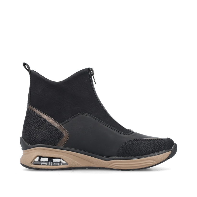 Rieker Artikelnummer M5656-00 Rieker Damen Stiefeletten stahlschwarz Osterangebot