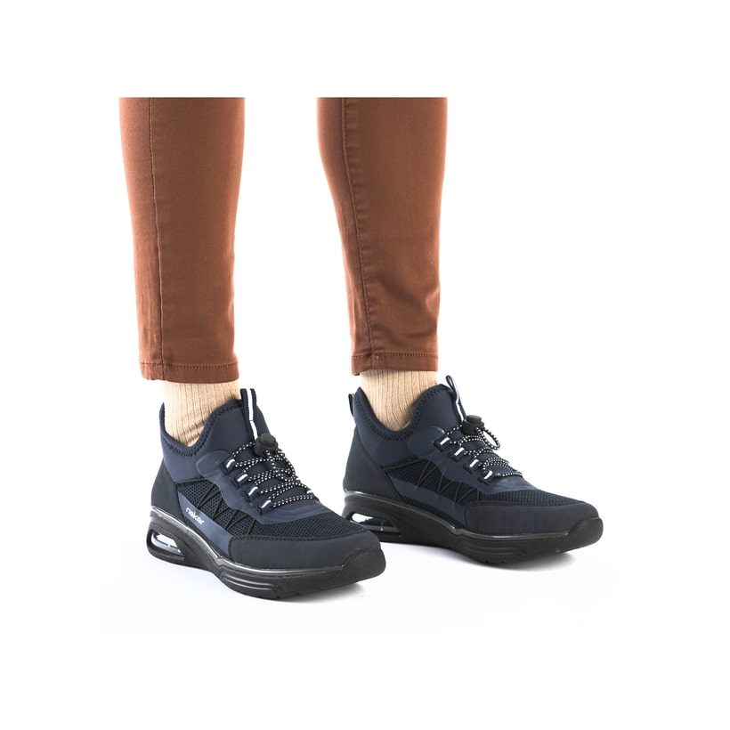 Rieker Artikelnummer M5658-14 Rieker Damen Slipper californiablau Muttertagsangebot
