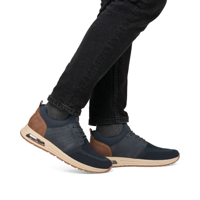 Rieker Artikelnummer B1050-14 Rieker Herren Slipper marineblau Vatertagsangebot