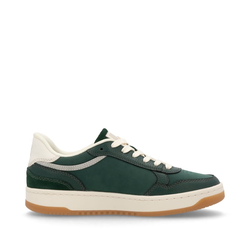 Rieker Artikelnummer W1900-54 Rieker Damen Sneaker Low waldgrün-weiß Neueste Mode