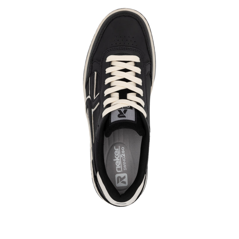 Rieker Artikelnummer W1900-00 Rieker Damen Sneaker Low urbanschwarz-weiß Zeitlich begrenztes Angebot