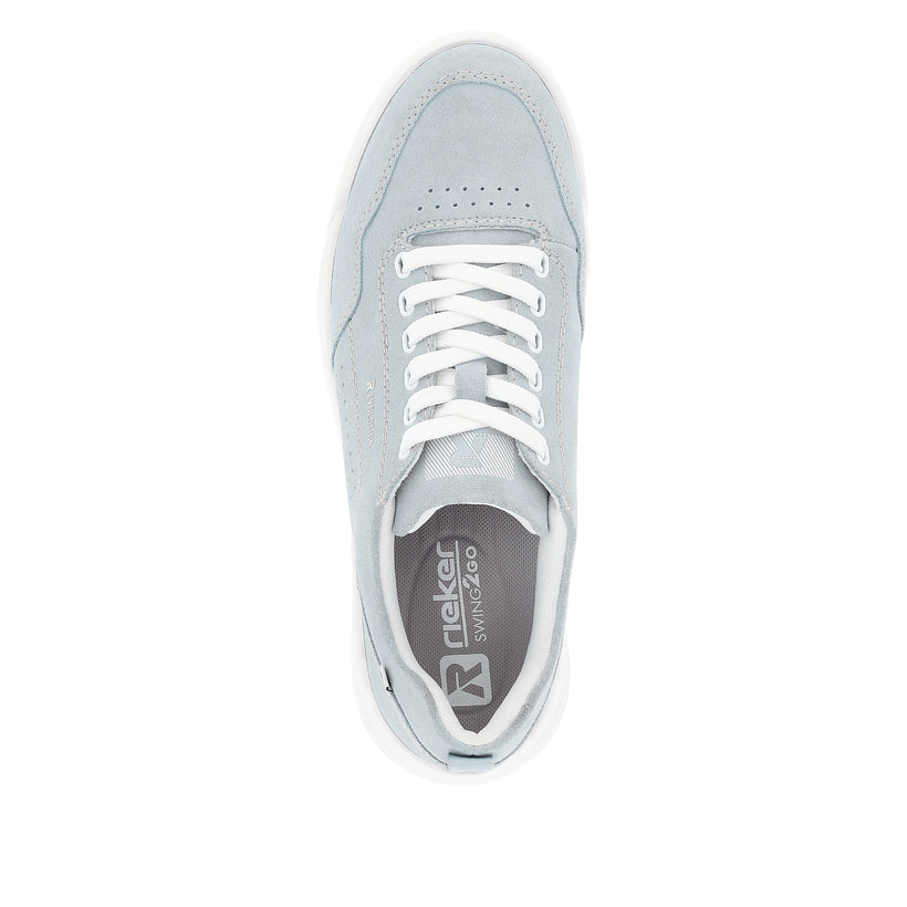 Rieker Artikelnummer W1101-12 Rieker Damen Sneaker Low steel blue Große Rabatte