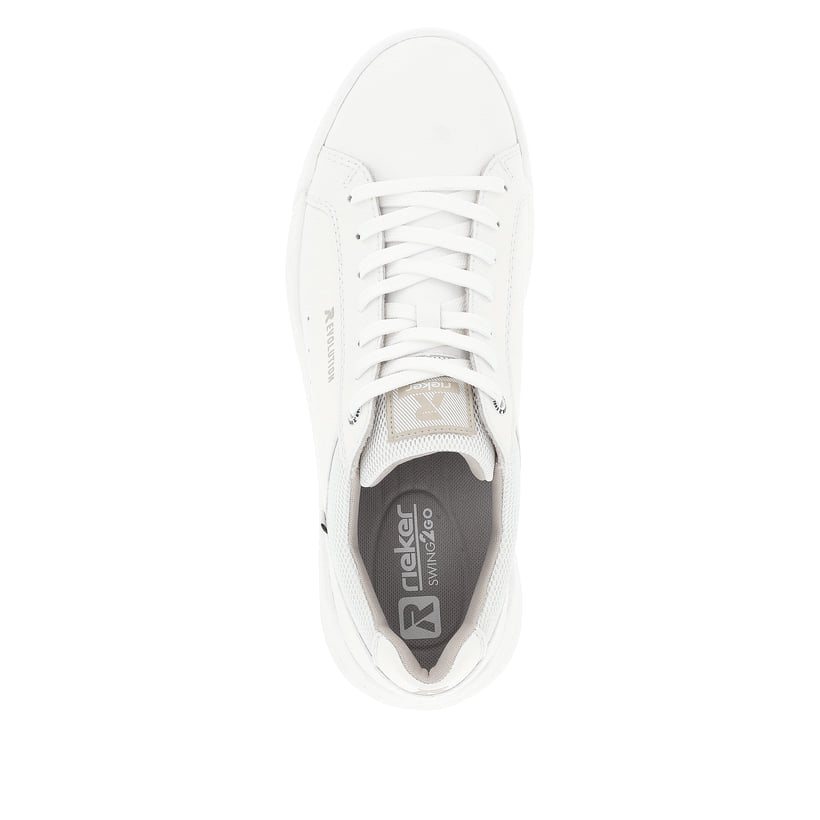Rieker Artikelnummer U1100-80 Rieker Herren Sneaker Low pearl white Neuheiten