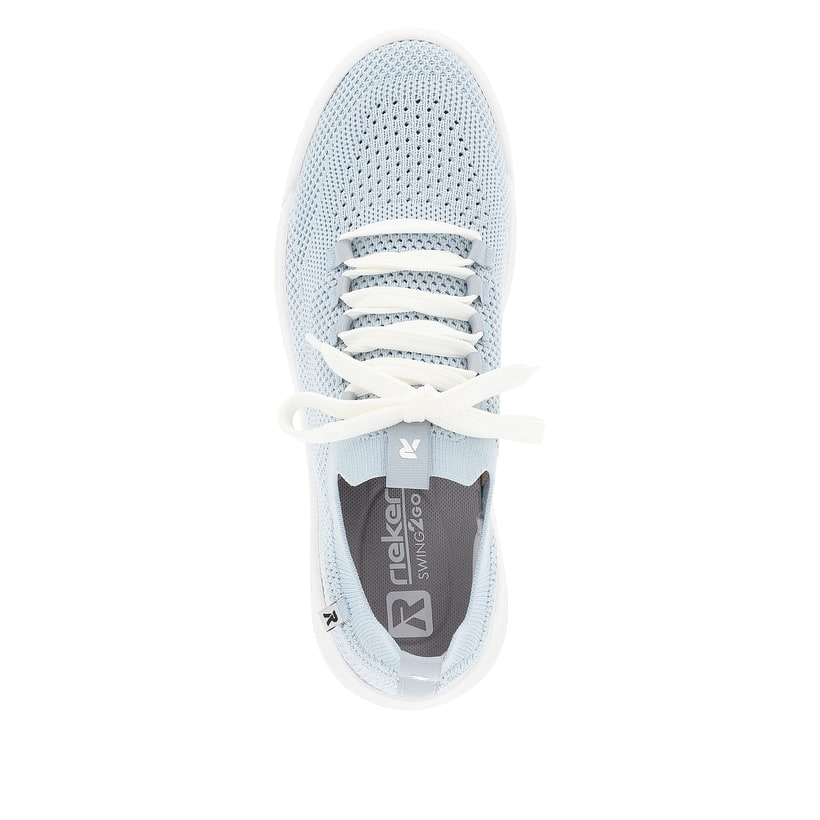 Rieker Artikelnummer W1103-10 Rieker Damen Slipper sky blue Kauf eins, bekomm eins gratis