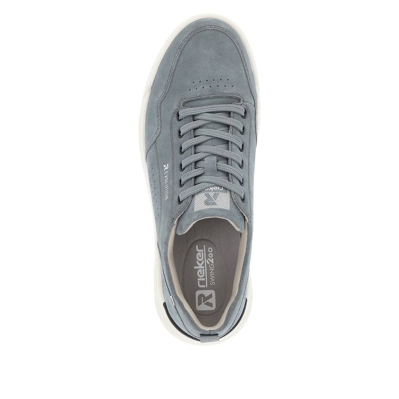 Rieker Artikelnummer U1101-14 Rieker Herren Sneaker Low steel blue Tiefpreis