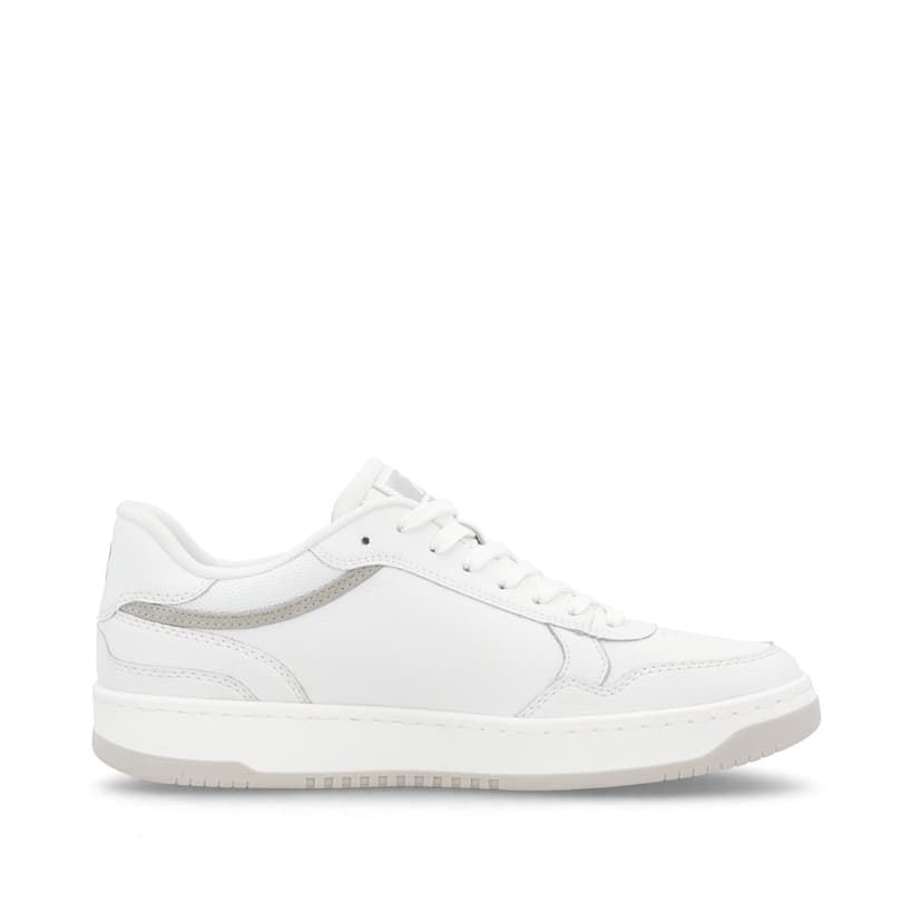 Rieker Artikelnummer U1900-80 Rieker Herren Sneaker Low frostweiß-grau Super Sparpreis
