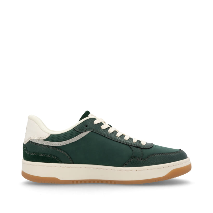 Rieker Artikelnummer U1900-54 Rieker Herren Sneaker Low waldgrün-weiß Begrenzte Freigabe