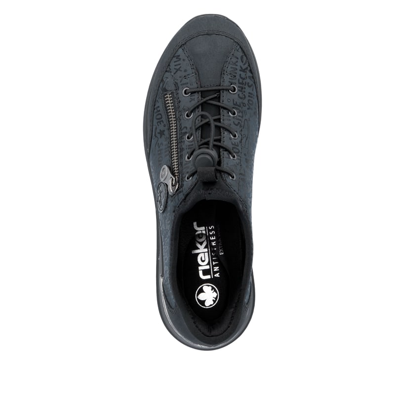Rieker Artikelnummer N1455-14 Rieker Damen Slipper petrol Zeitbegrenzte Promotion