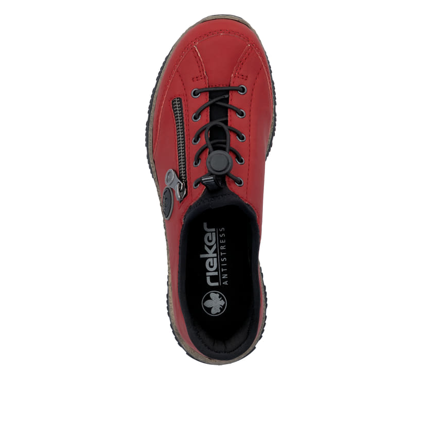Rieker Artikelnummer N3267-33 Rieker Damen Slipper erdbeerrot Bis zu 50% Rabatt