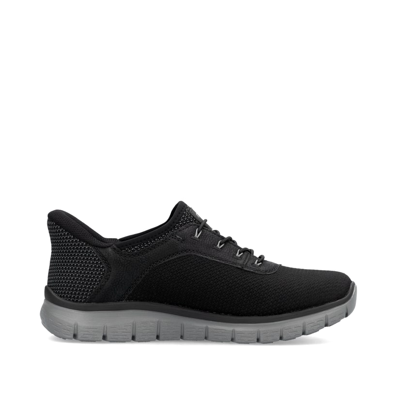 Rieker Artikelnummer B6656-00 Rieker Herren Slipper asphaltschwarz Sonderangebot der Fabrik