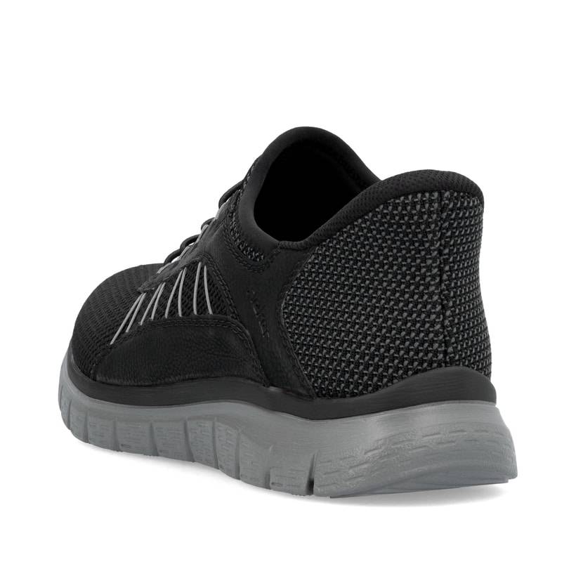 Rieker Artikelnummer B6656-00 Rieker Herren Slipper asphaltschwarz Sonderangebot der Fabrik