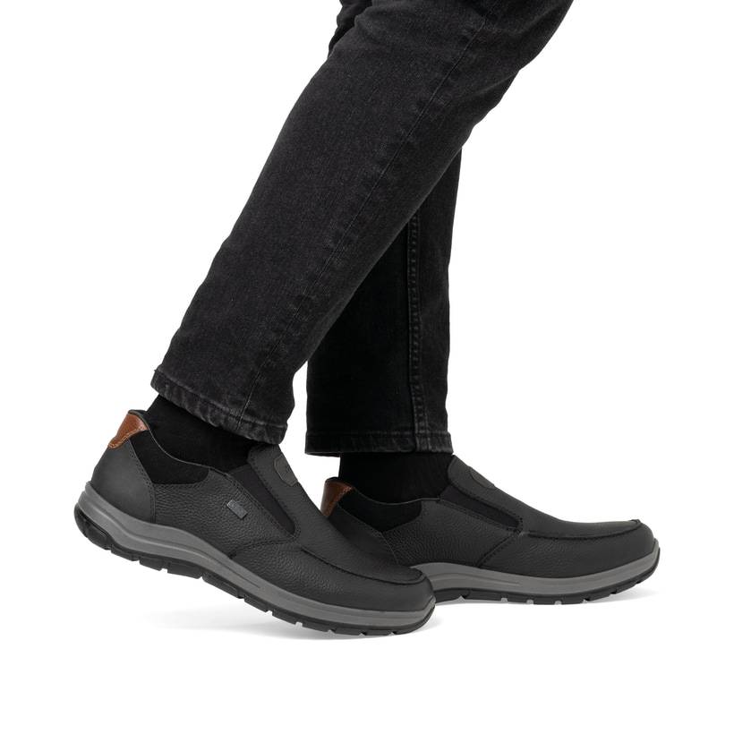 Rieker Artikelnummer 03651-00 Rieker Herren Slipper urbanschwarz Bis zu 55% Rabatt