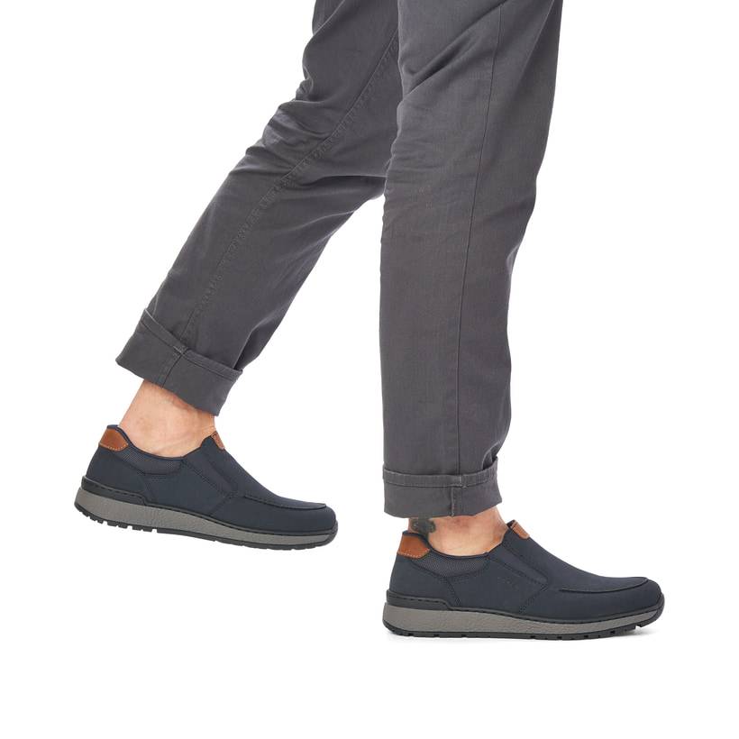 Rieker Artikelnummer B9062-15 Rieker Herren Slipper marineblau Riesige Rabatte